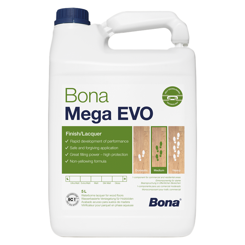 Afbeelding van Bona Mega EVO - Extra Mat - 5 ltr