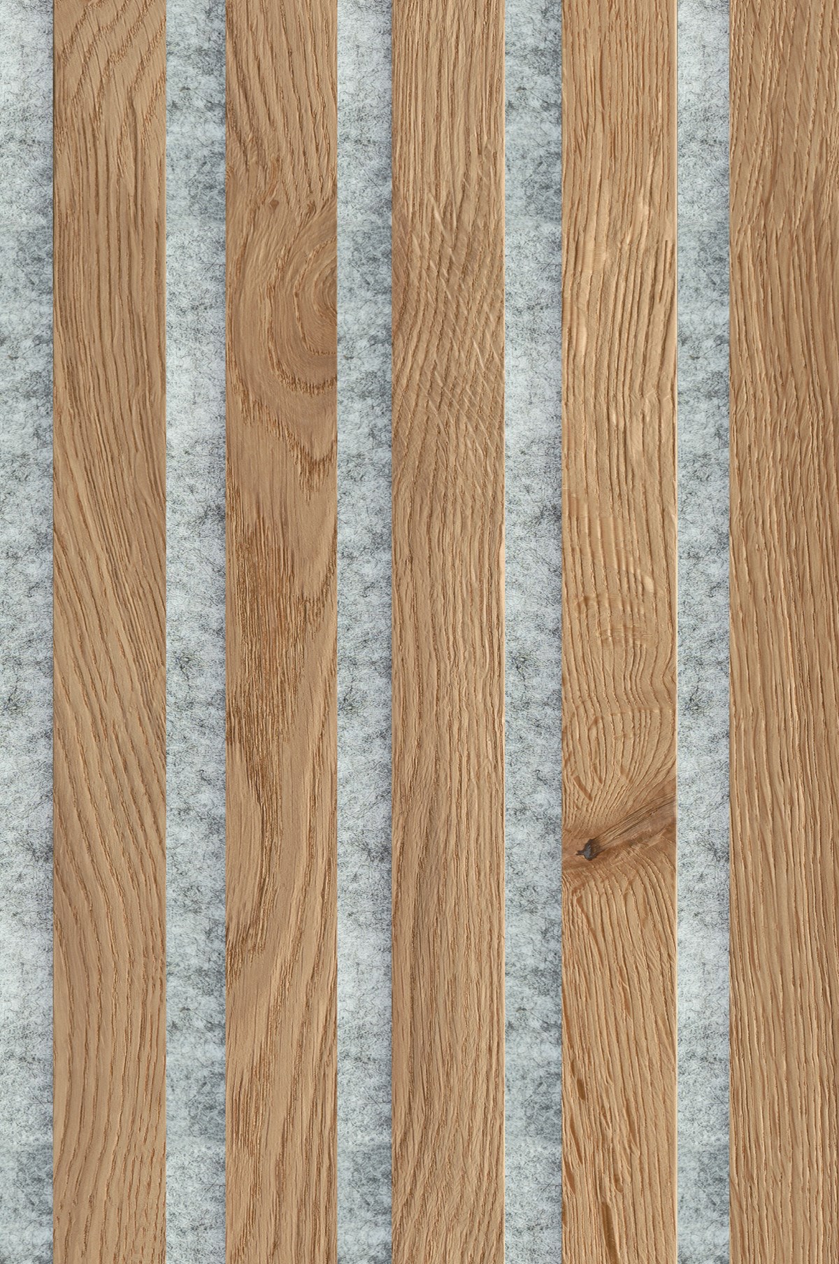 Afbeelding van JOKA PARO Akustik PAG350 2790x600mm Eik Rustiek Olie + Grijs Vlies | Pak à 3,35m²
