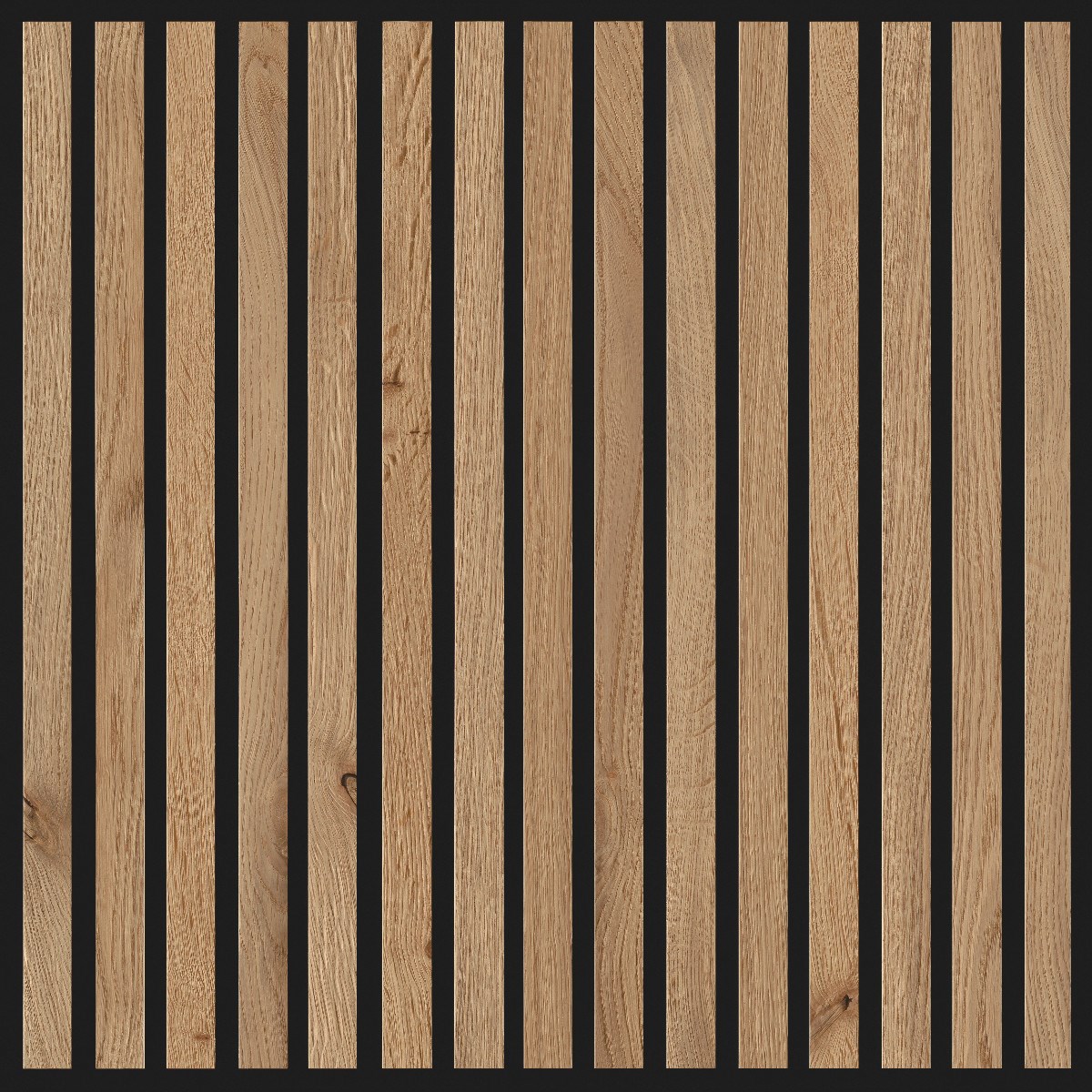 Afbeelding van JOKA PARO Akustik PAS365 600x600mm Tegel Eik Rustiek Olie + Zwart Vlies | Pak à 1,44m²