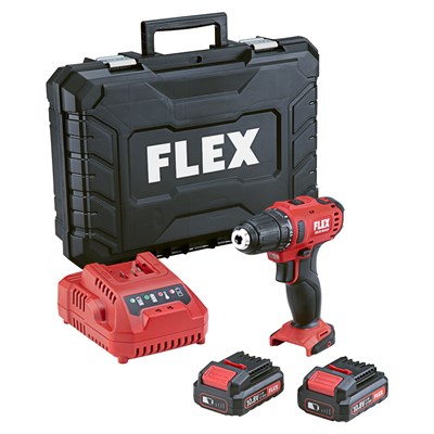 Afbeelding van FLEX accuschroefboormachine 10,8V in koffer inclusief 2 accu's en oplader 516155