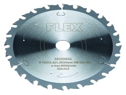 Afbeelding van FLEX cirkelzaagblad D165 x1.6/1.0x20HM Z=24 WZ 456012