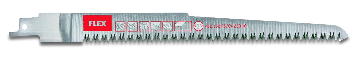 Afbeelding van FLEX reciprozaagblad RS/CV-230 10 voor hout 230 mm 2st 462152