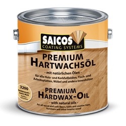 Afbeelding van Saicos Premium Hardwax olie Wit Transp Mat (3100) 0,75 L