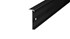 Afbeelding van Trapkantprofiel PVC 2 - 3 mm Zwart Zijdeglans (9005) 10x300cm - nr. 271 | 2716332300, Afbeelding 1