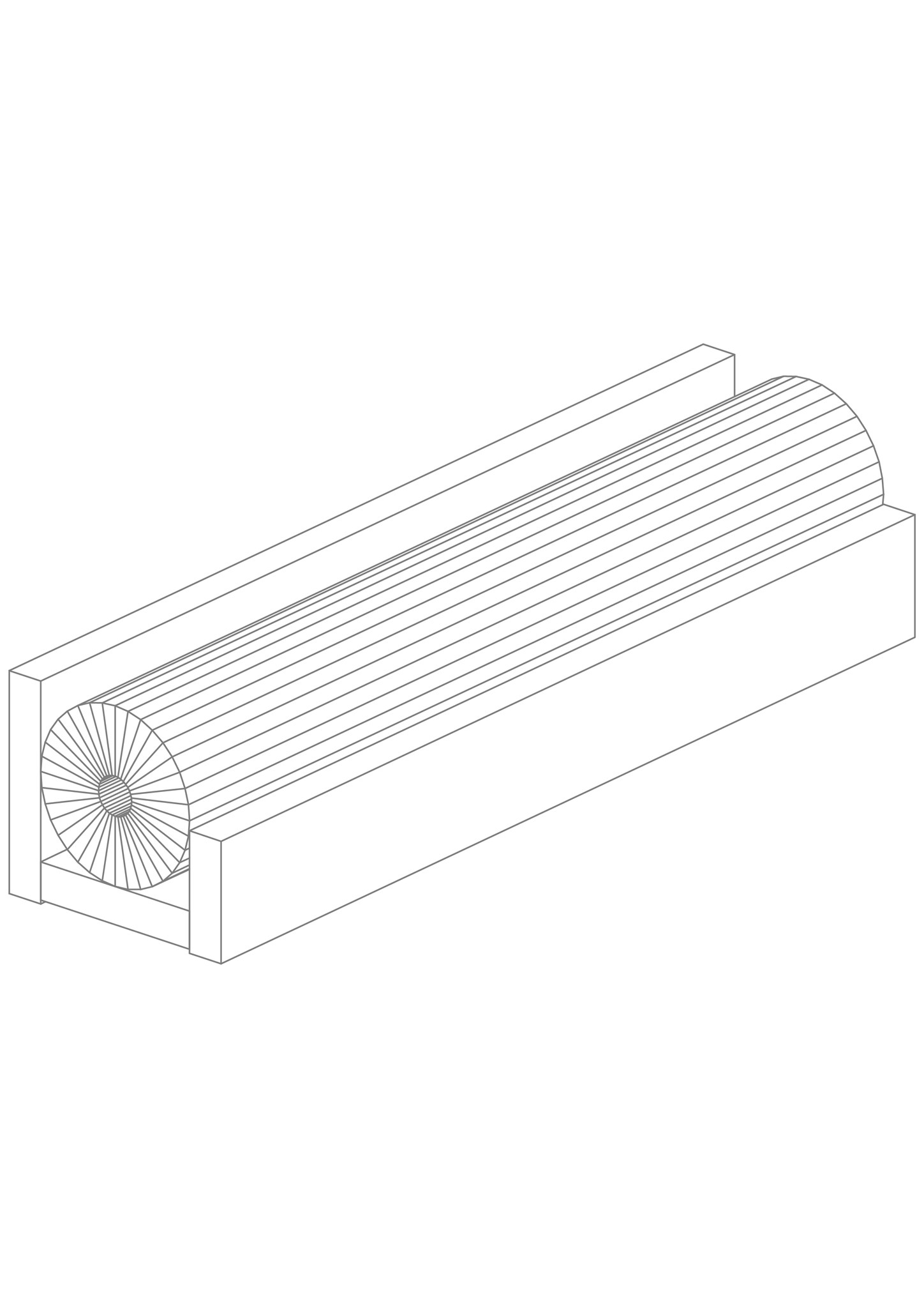 Afbeelding van JOKA Wohnstore P1-67 Behangpresentatie module 111 x 500 x 128 mm