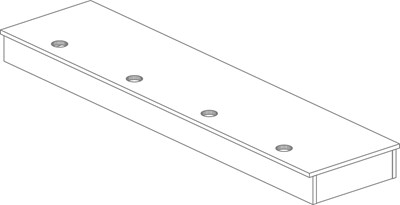 Afbeelding van JOKA Wohnstore X1-20 Bordes met LED-verlichting (4 stuks)