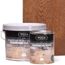 Afbeelding van Woca Diamond Oil Active chocolate brown 1 L