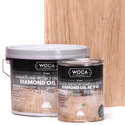Afbeelding van Woca Diamond Oil Active wit 1 L
