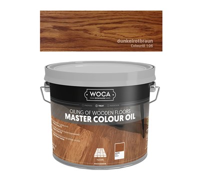 Afbeelding van Woca Master Colour Oil 106 Rhode Island Brown 2,5 L