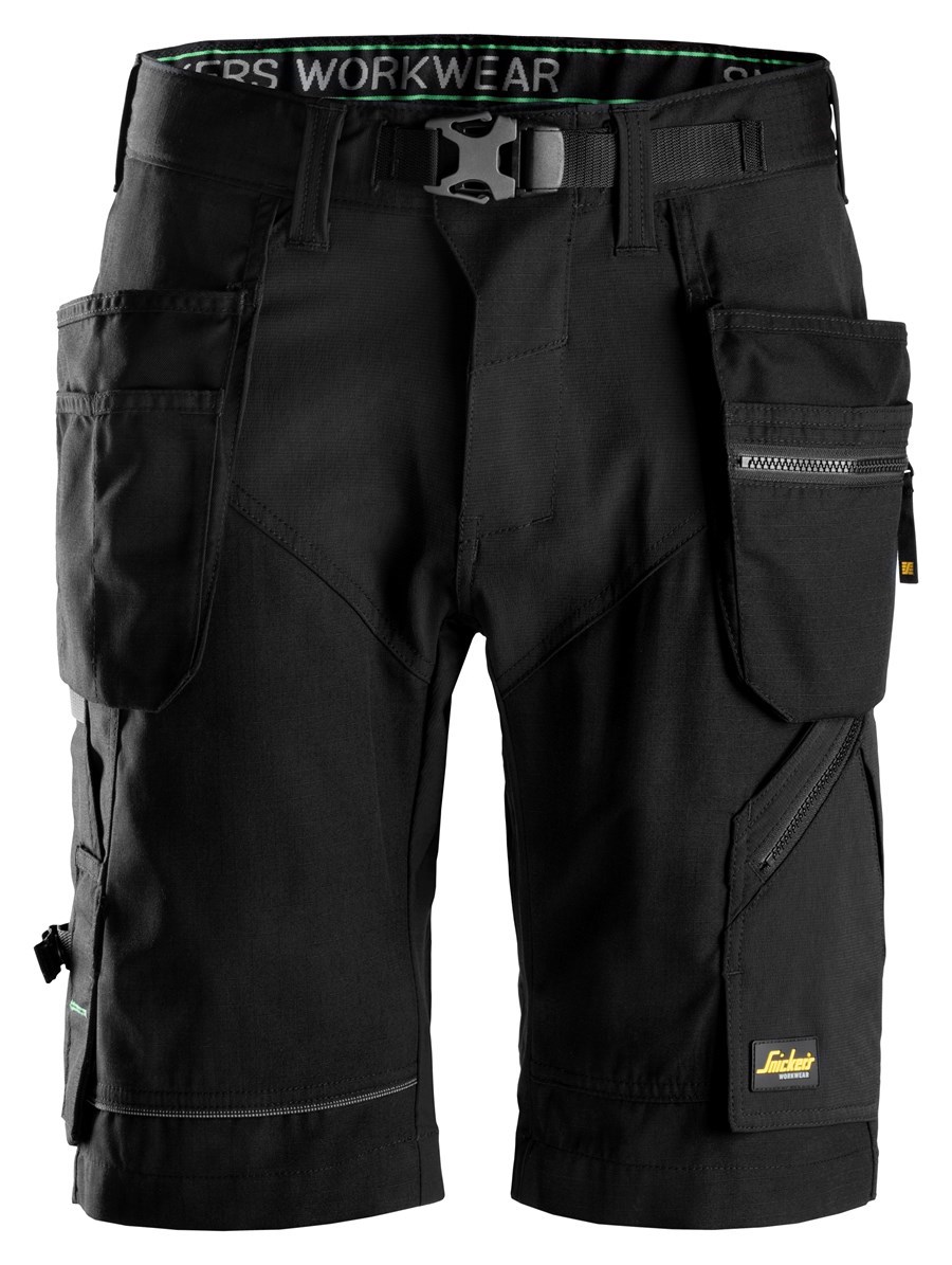 Afbeelding van Korte broek 6904 Zwart/Grijs mt. 54 Flexiwork Holster Pockets