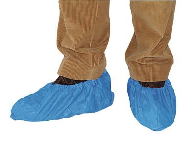 Afbeelding van JOKA Wegwerpkousen sokken plastic blauw 100 stuks 5070013