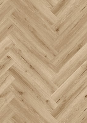 Afbeelding van LVT DESIGN 555 Wooden Styles Visgraat Click 702H Oak cream 7,0/0.55 15x75 | 1,575m2