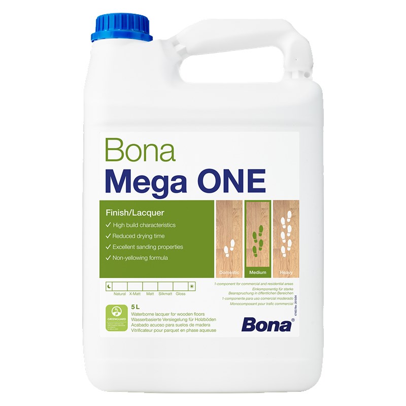 Afbeelding van Bona Mega One Halfmat / Satiné - 5 L