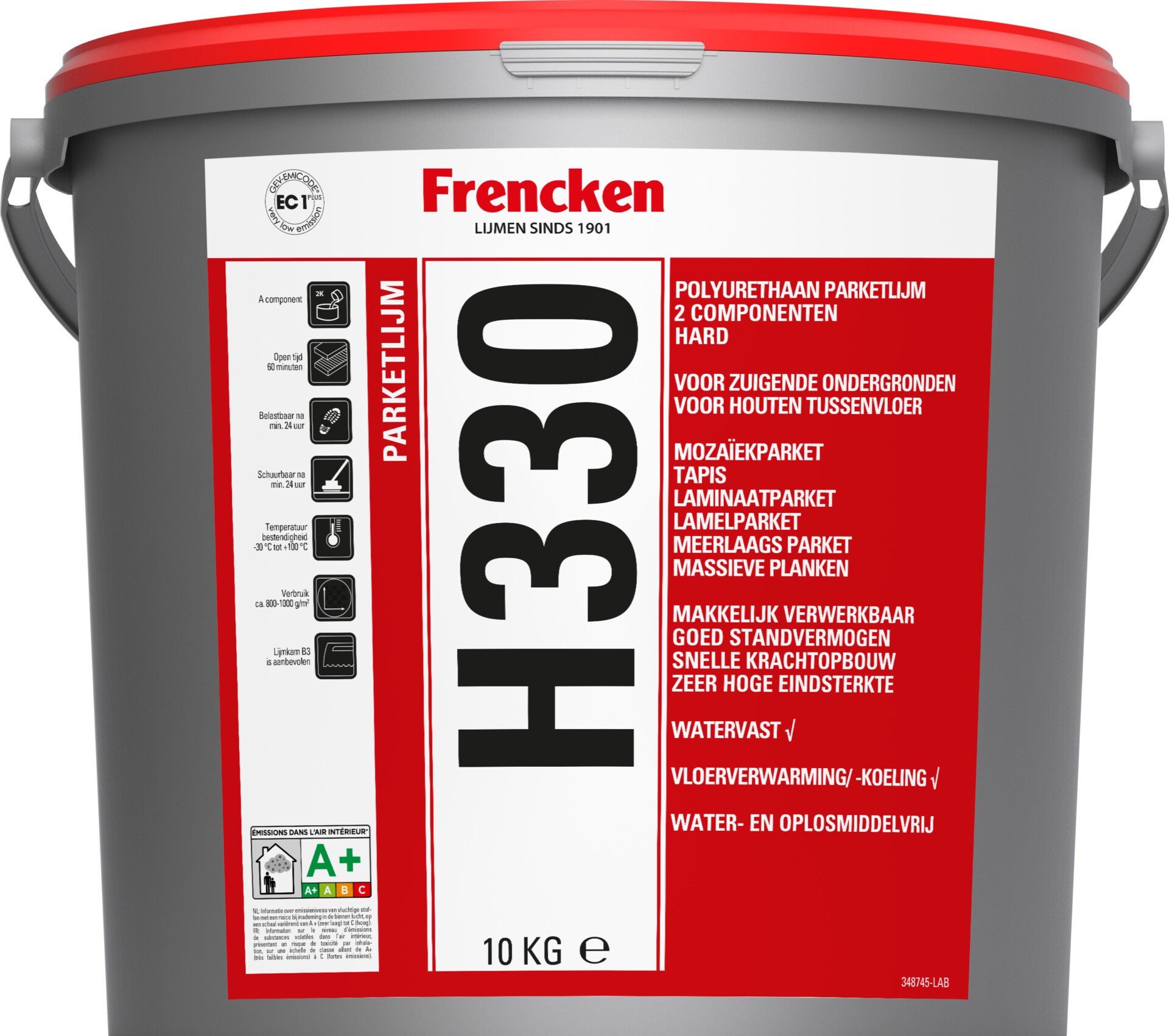 Afbeelding van Frencken H330 2K emmer à 10 Kg (PU-70)