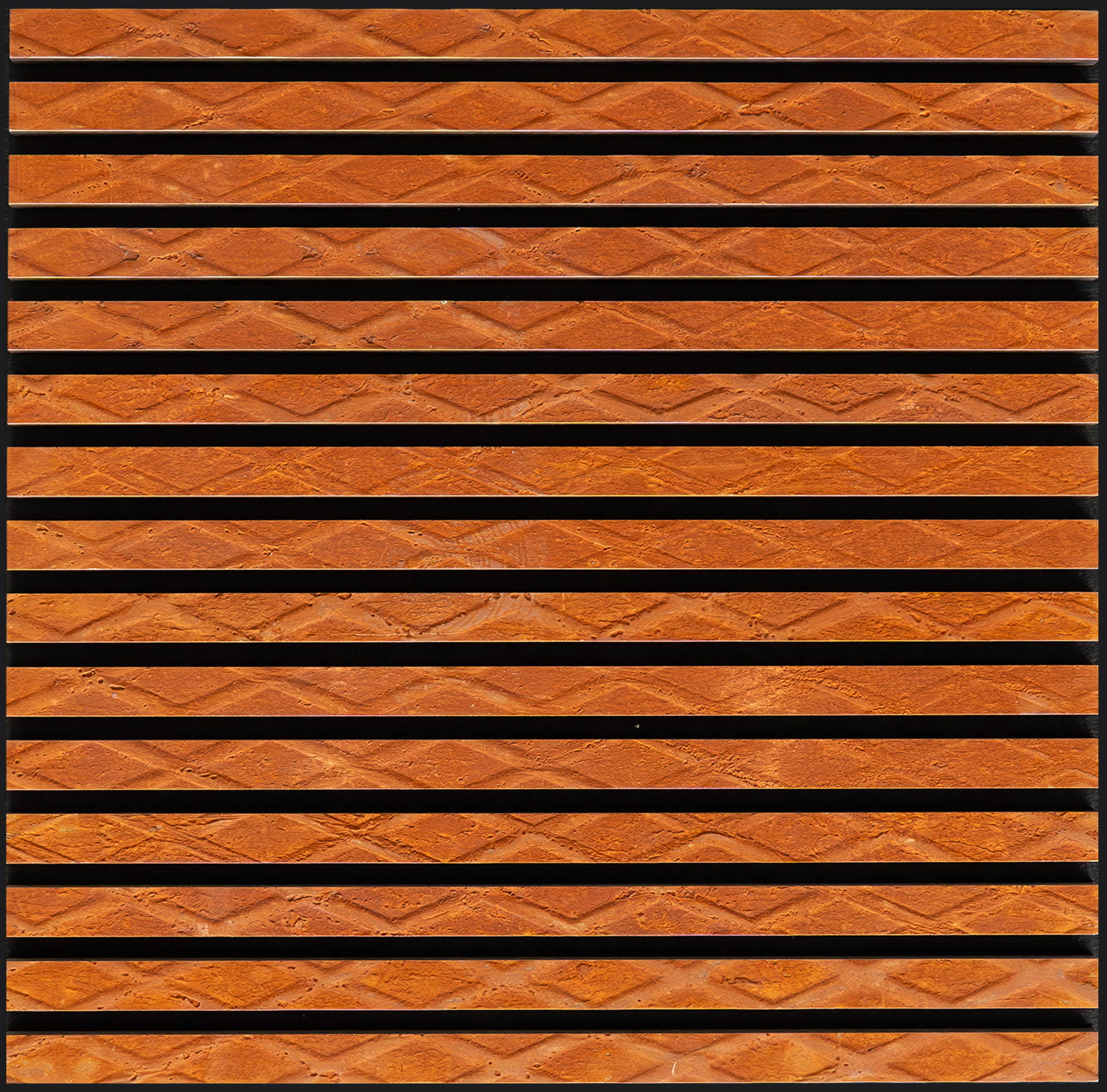 Afbeelding van JOKA PARO Akustik PAV1011 Rood Blauw Roest 2790x600mm zwart vlies| Pak à 3,35m²