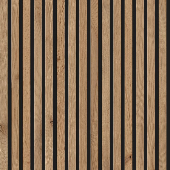 Afbeelding van JOKA Paro Akustik BPD360 2400x600mm Eiken Rustikal Zwart Vlies | Pak à 2,88m²