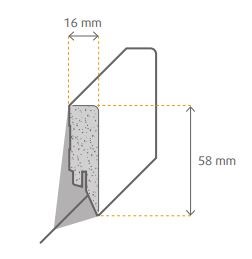 Afbeelding van Styleplint 0839 16x58x250cm (10stuks) UITLOPEND