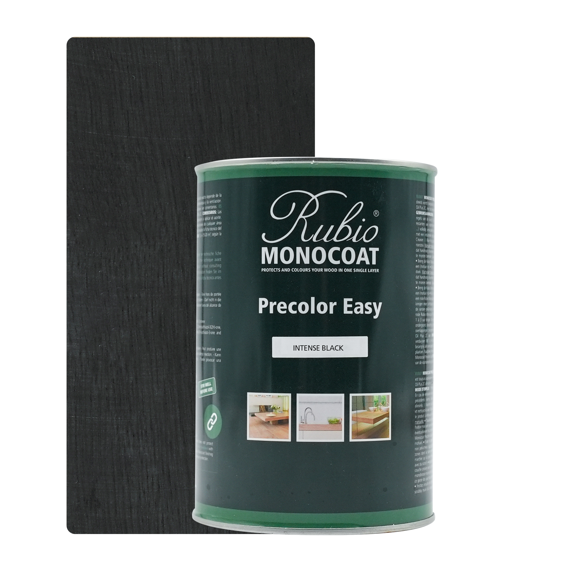 Afbeelding van Rubio Monocoat Precolor Easy Intense Black 1 L