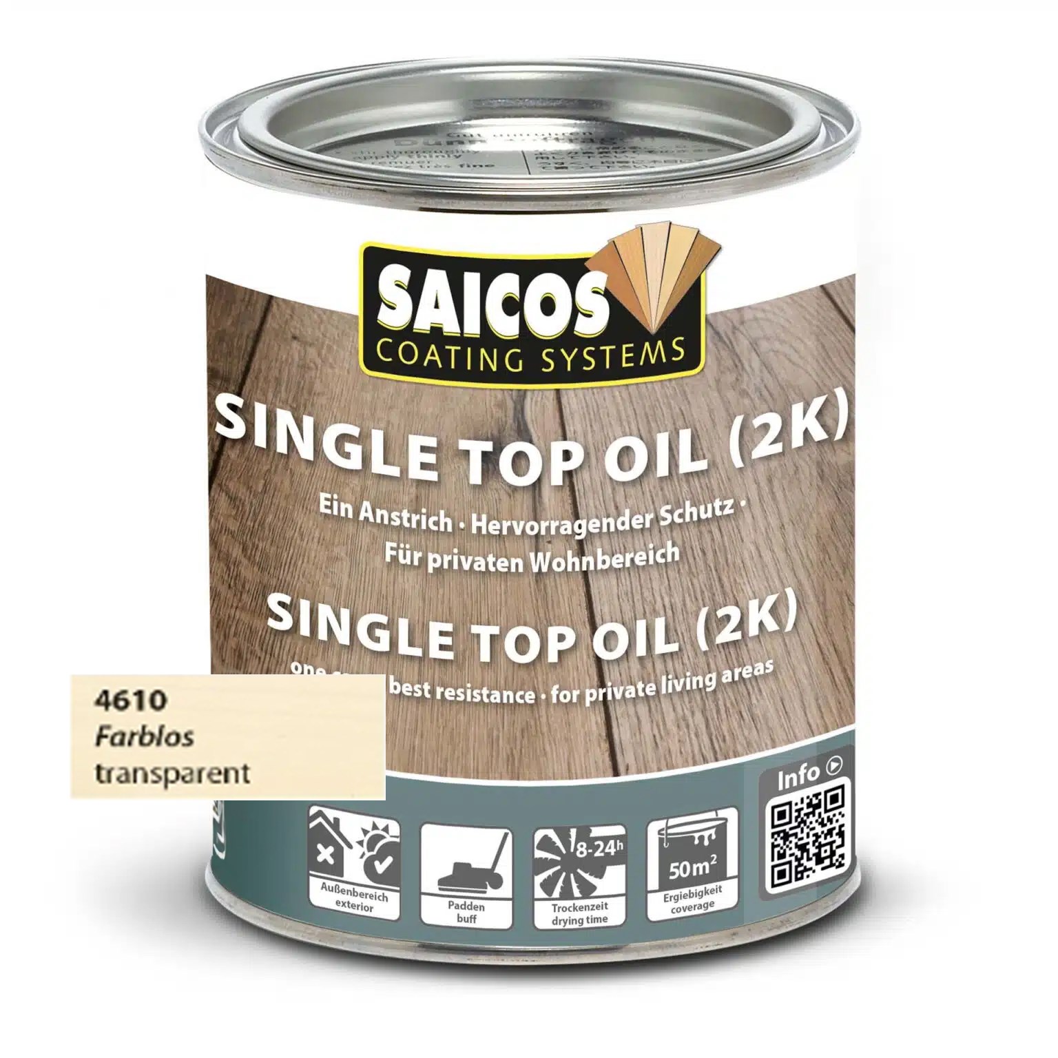 Afbeelding voor categorie Saicos Single Top Oil (2K)