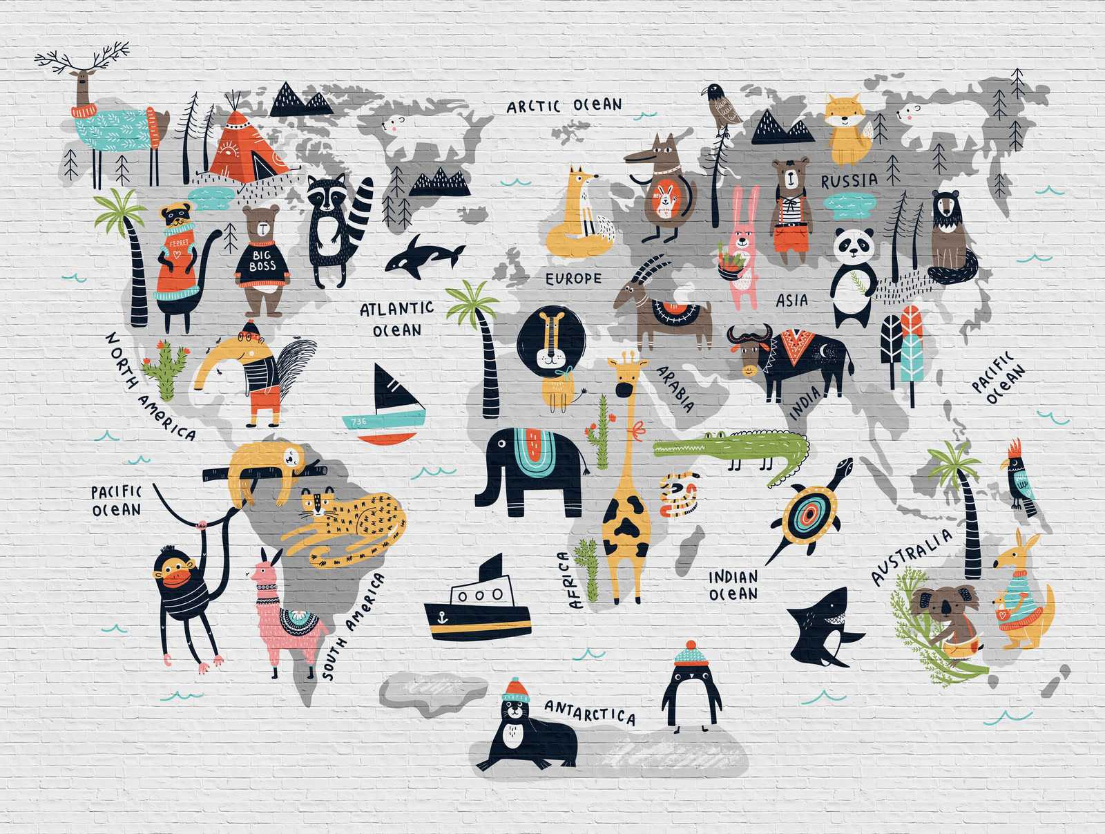 Afbeelding van Behang EBD642 Murals II 2025 Digitaaldruk 2,80 mtr x 3,71 mtr