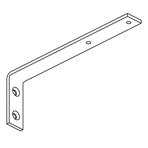 Afbeelding van F Afstandsteun wit 12,5cm met boutje 25st