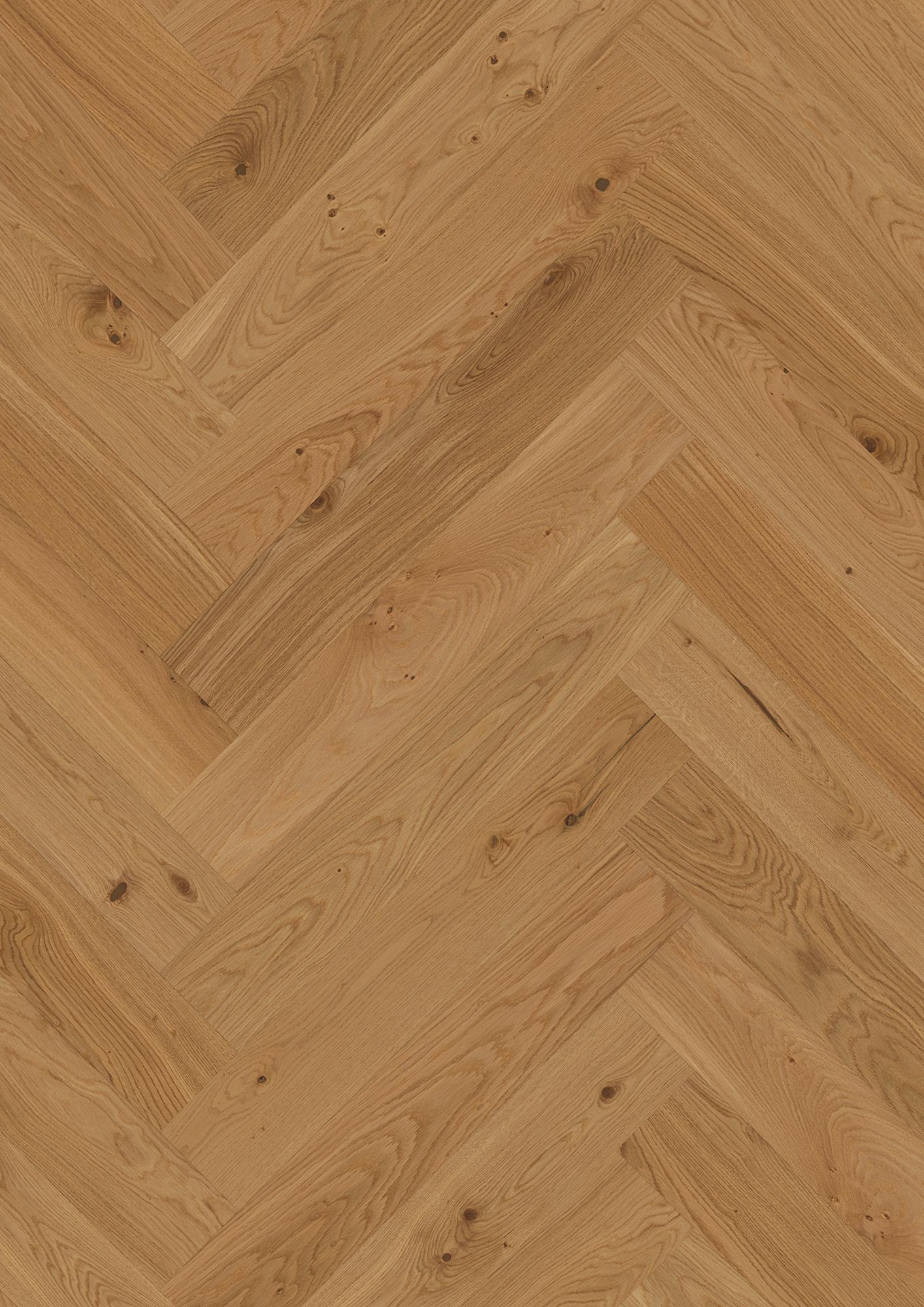 Afbeelding van BOEN 2-S V4 Visgraat 790x137x10,5mm (L+R) 3,5mm Eiken Animoso Mat Lak