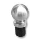 Afbeelding van RVS Knop Rond/Bal 16 mm UITLOPEND