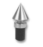 Afbeelding van RVS Knop punt/kegel 16 mm UITLOPEND