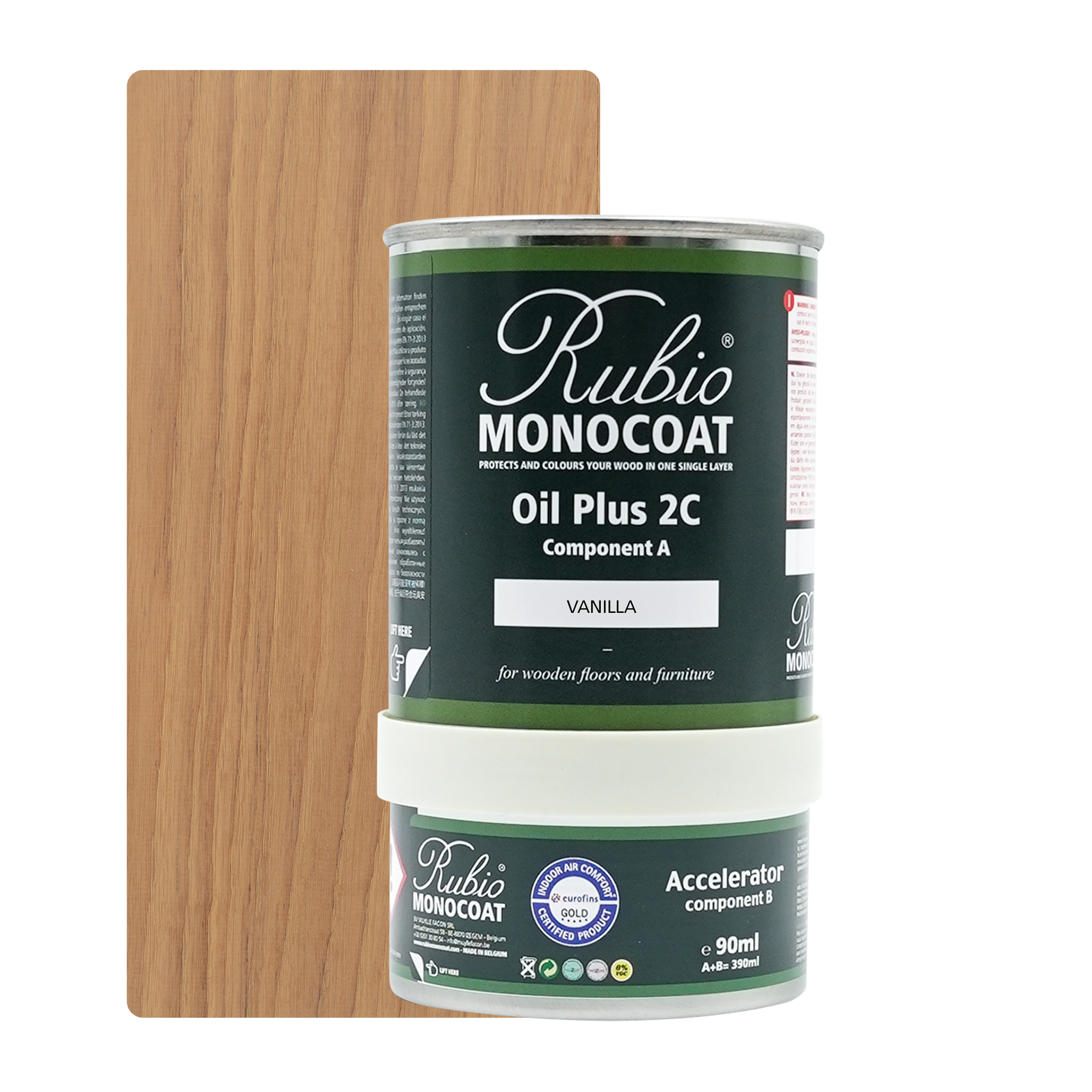 Afbeelding van *UITLOPEND Op=Op* Rubio Monocoat 2C set 350 ml Vanilla