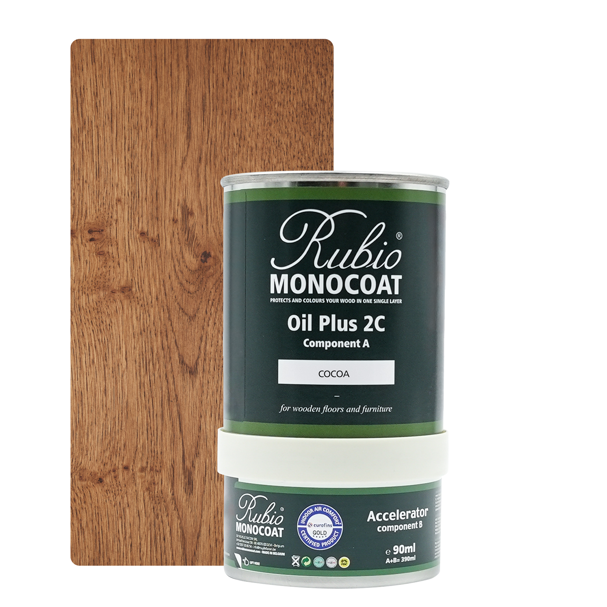 Afbeelding van Rubio Monocoat 2C Set 390 ml Cocoa
