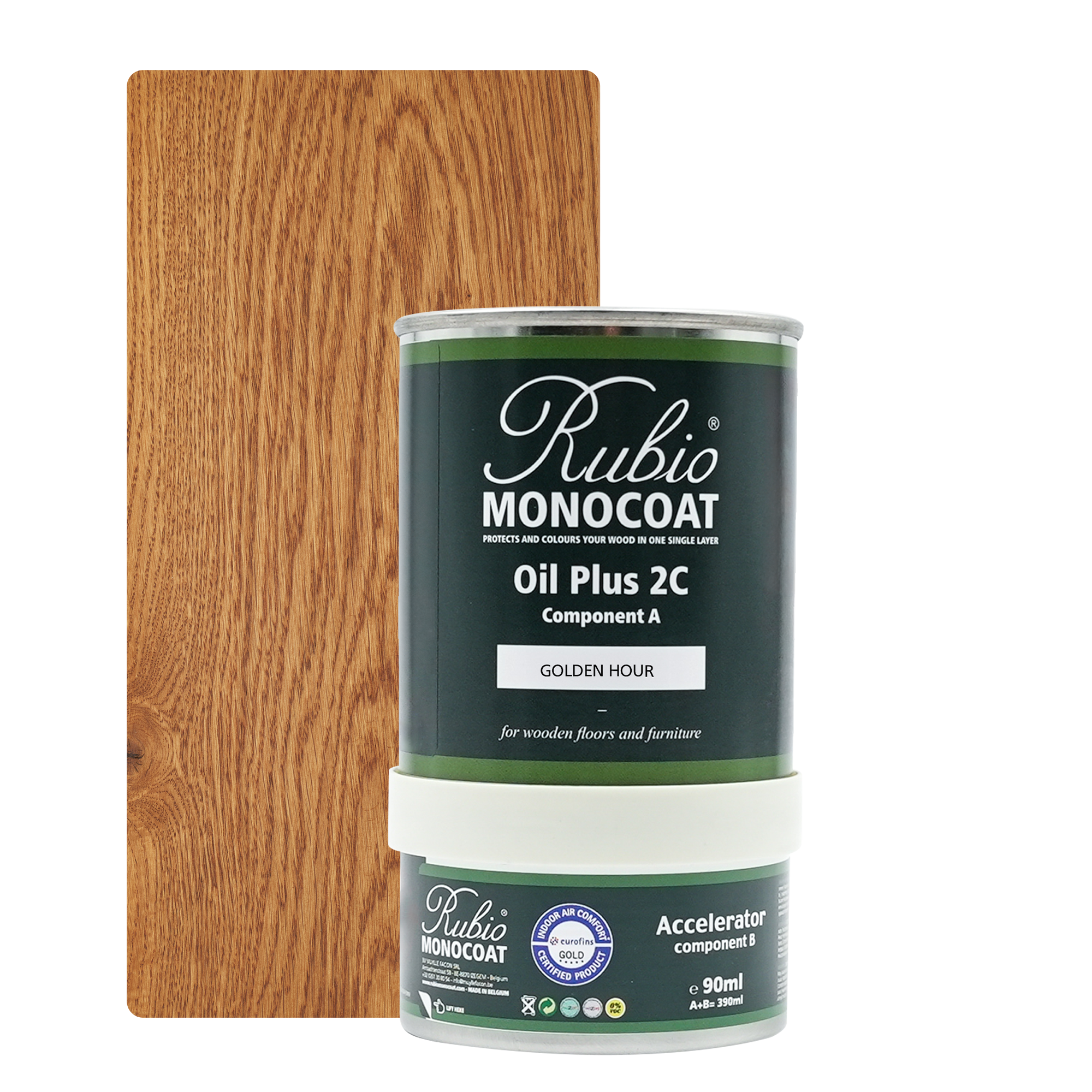 Afbeelding van Rubio Monocoat 2C Set 390 ml Golden Hour