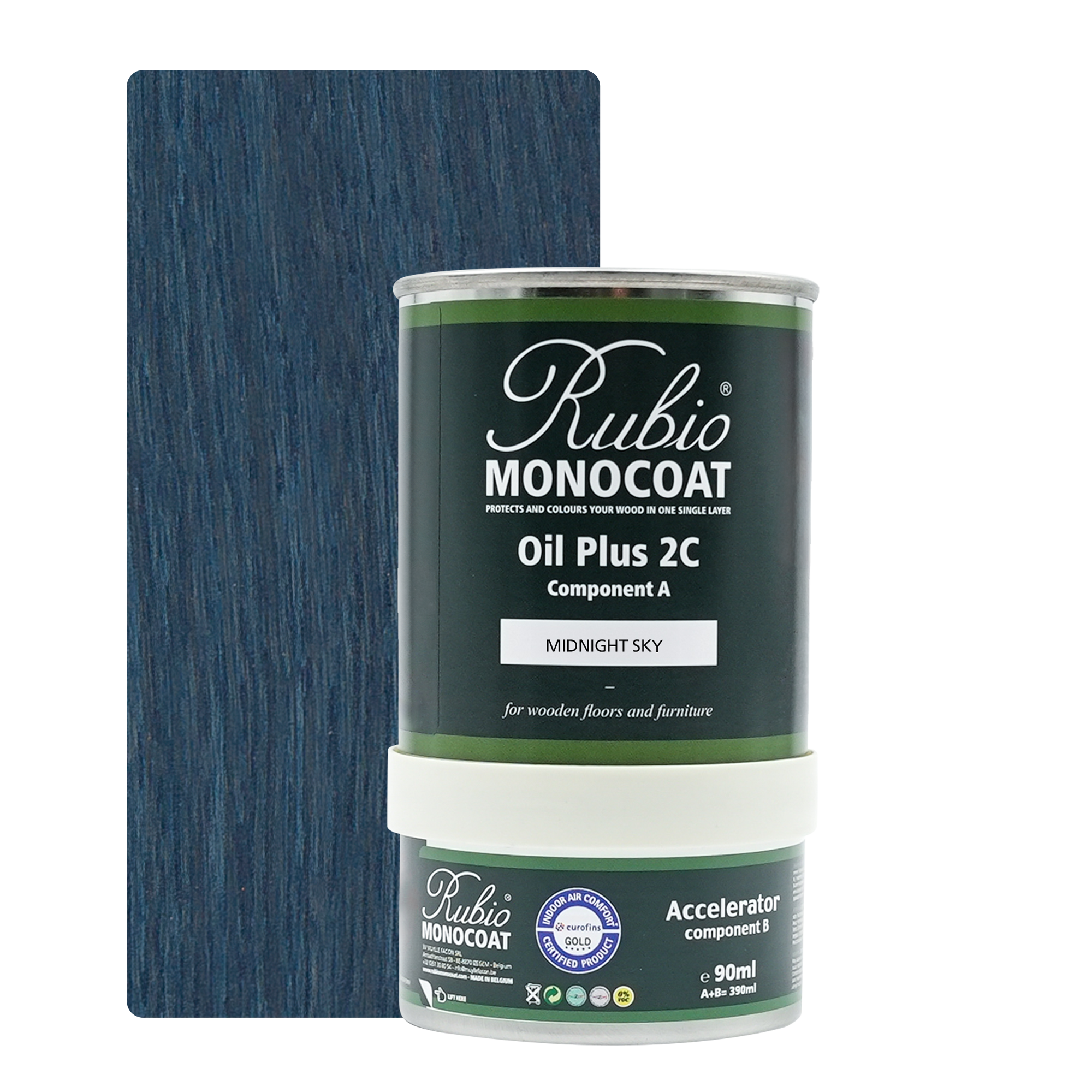 Afbeelding van Rubio Monocoat 2C Set 390 ml Midnight Sky