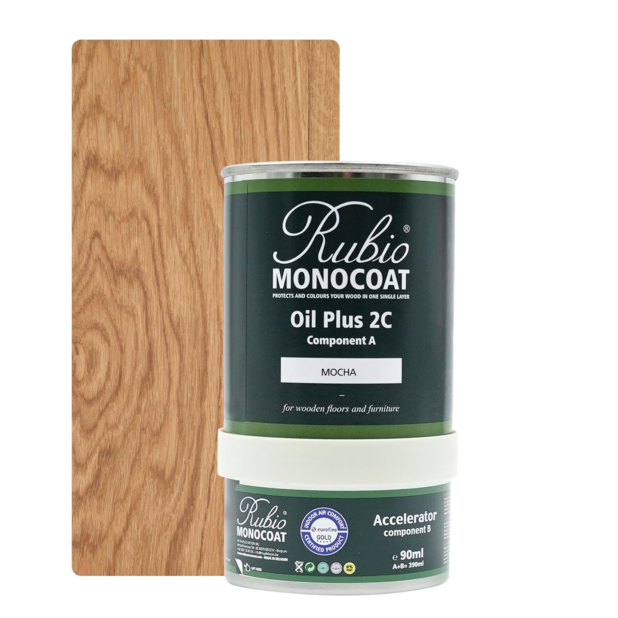 Afbeelding van Rubio Monocoat 2C Set 390 ml Mocha