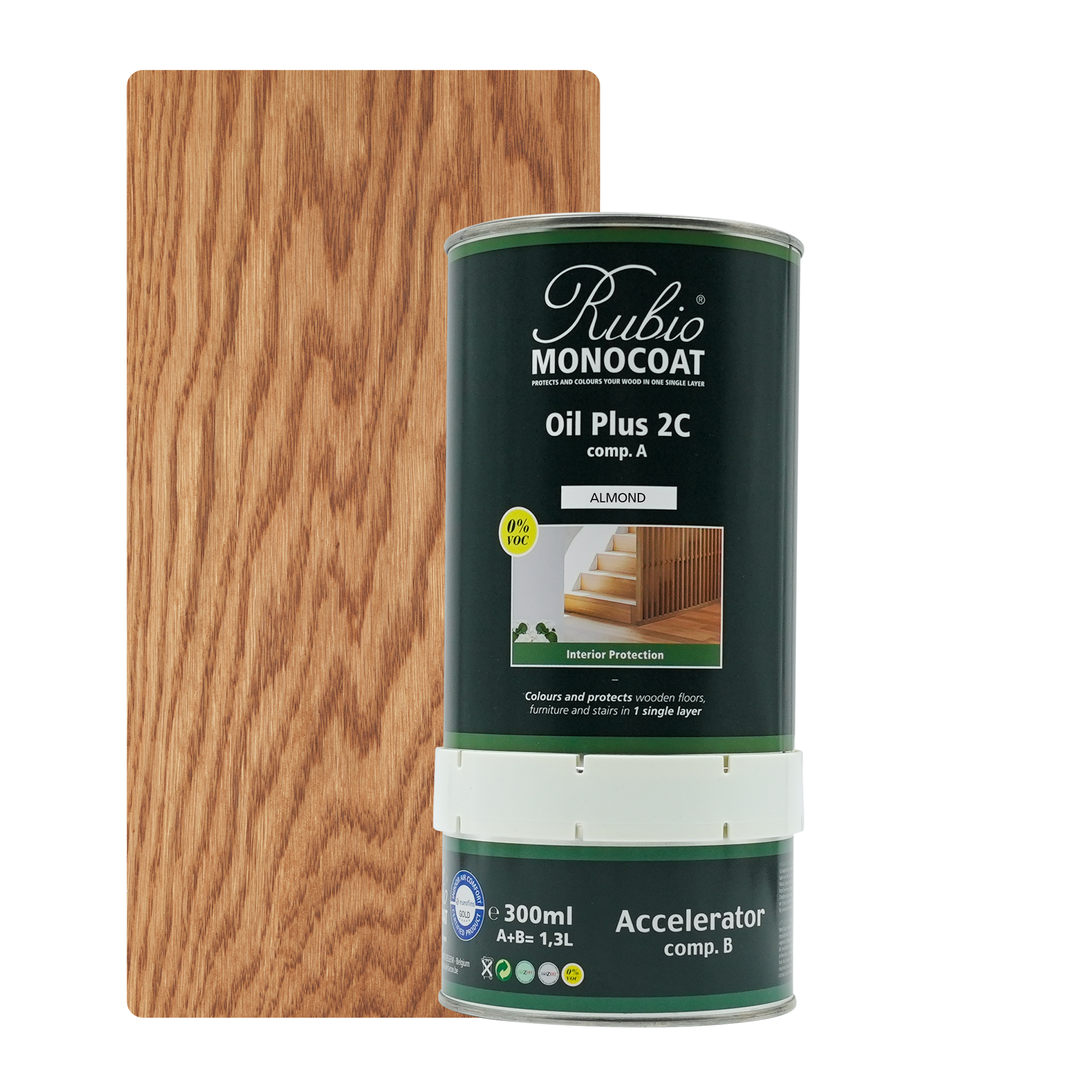Afbeelding van Rubio Monocoat 2C Set 1,3 L Almond