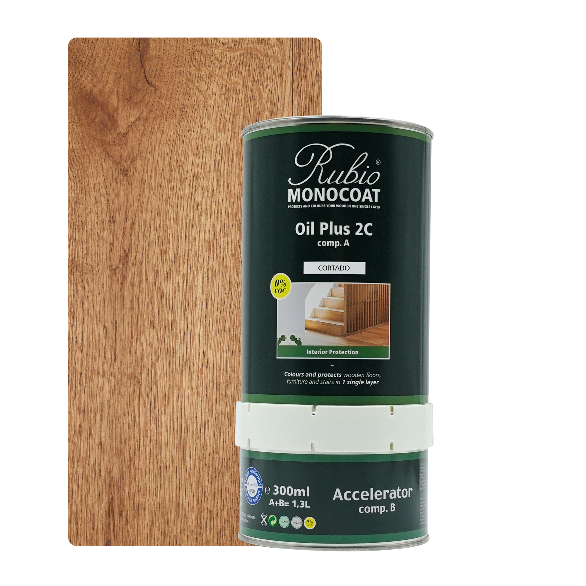 Afbeelding van Rubio Monocoat 2C Set 1,3 L Cortado