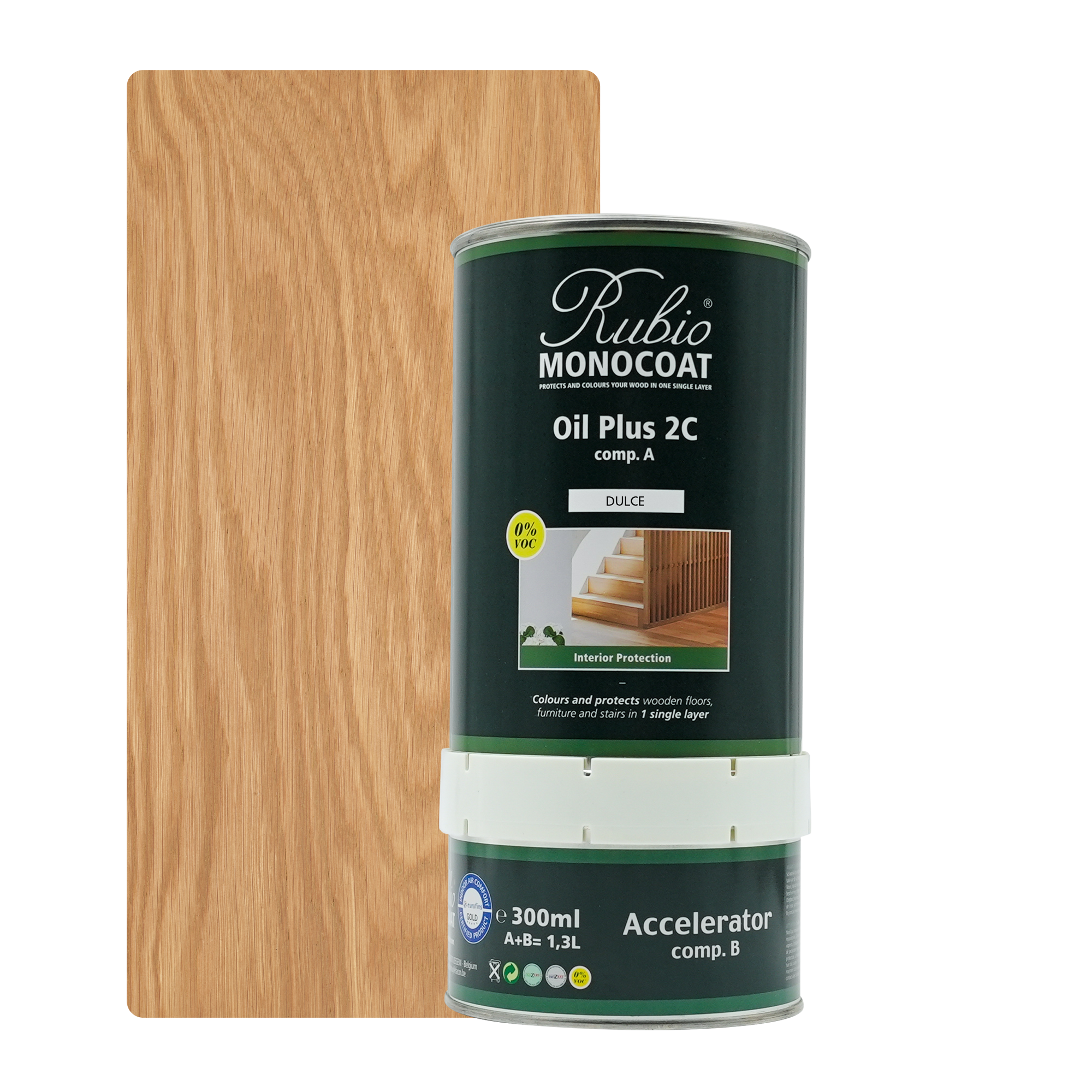 Afbeelding van Rubio Monocoat 2C Set 1,3 L Dulce