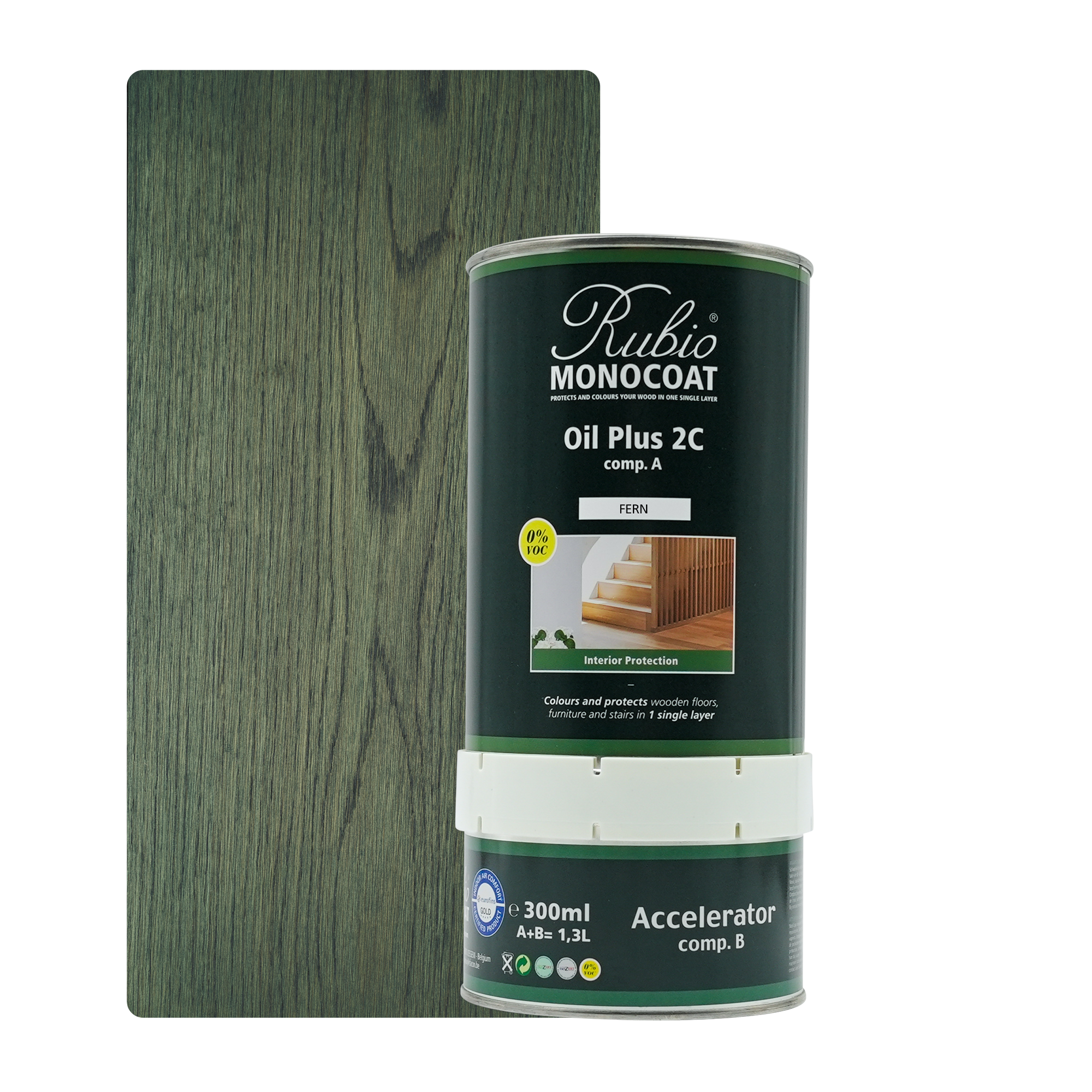 Afbeelding van Rubio Monocoat 2C Set 1,3 L Fern