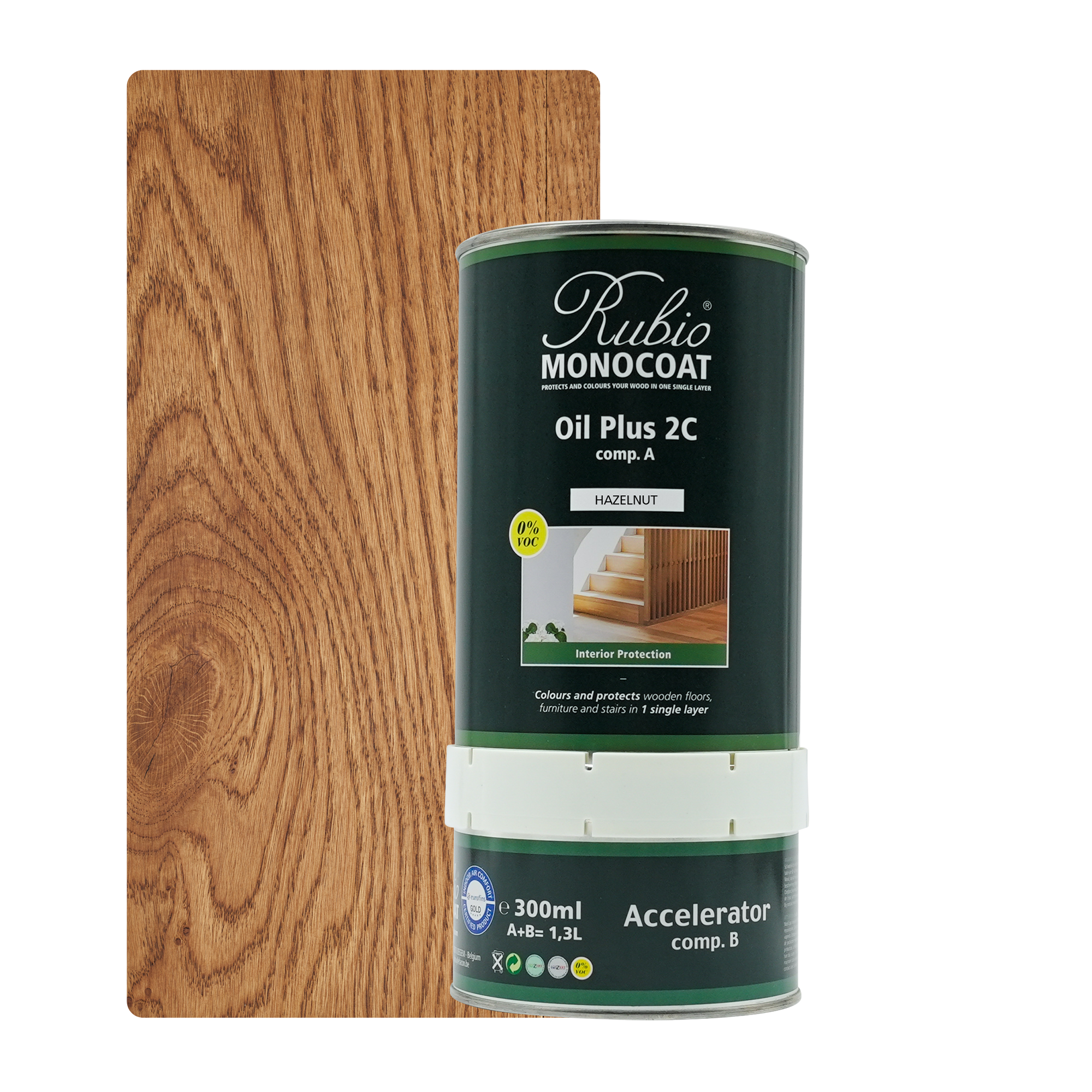 Afbeelding van Rubio Monocoat 2C Set 1,3 L Hazelnut