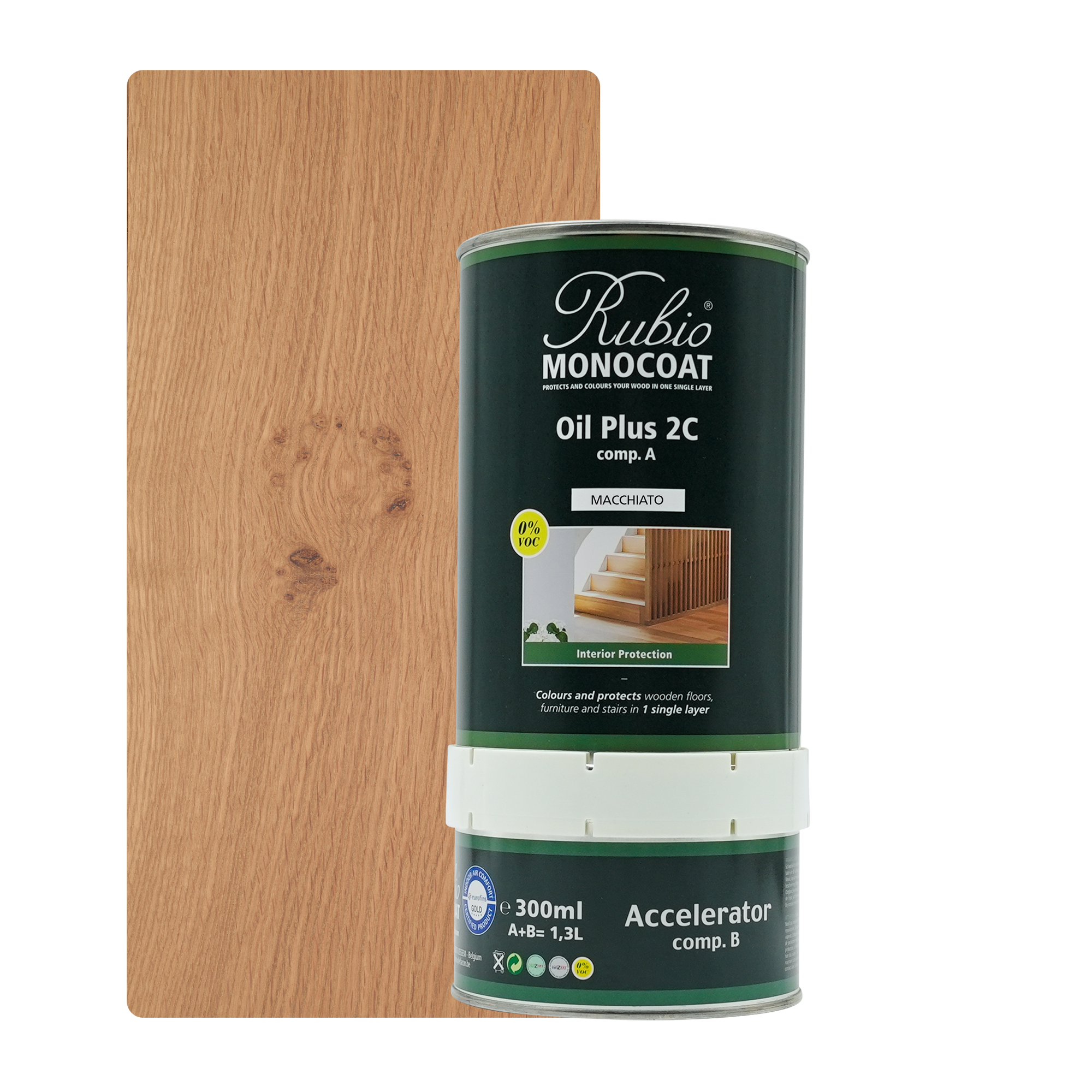 Afbeelding van Rubio Monocoat 2C Set 1,3 L Macchiato