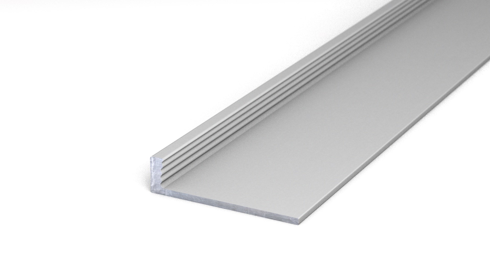 Afbeelding van Afsluitprofiel dicht 4,5mm aluminium 10x250cm - nr. 701 | 7011011250