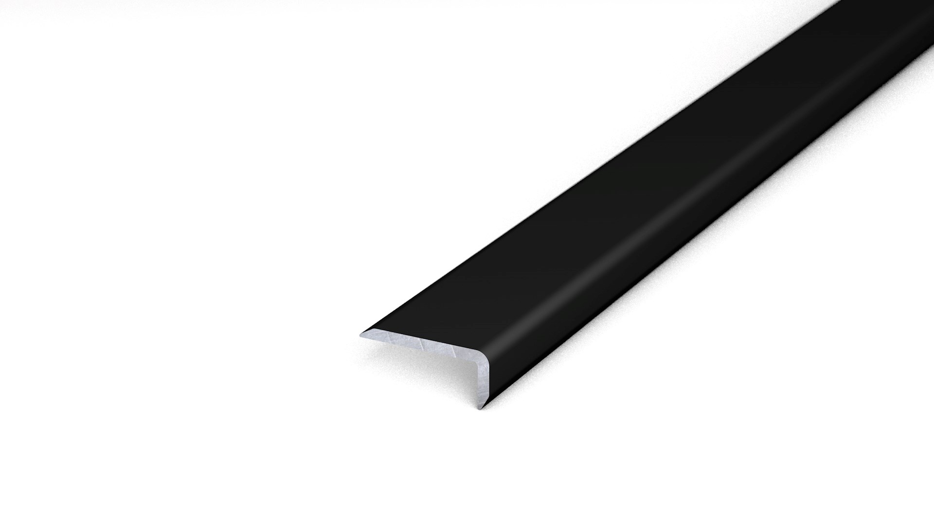 Afbeelding van Hoekstrip 15x6,5 Zwart poedercoating ZKL 10x270cm - nr. 278 | 2781432300