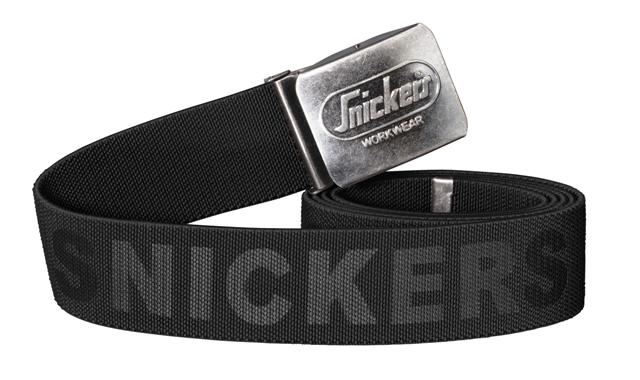 Afbeelding van Riem zwart 9025 Snickers ergonomische riem (elastisch)