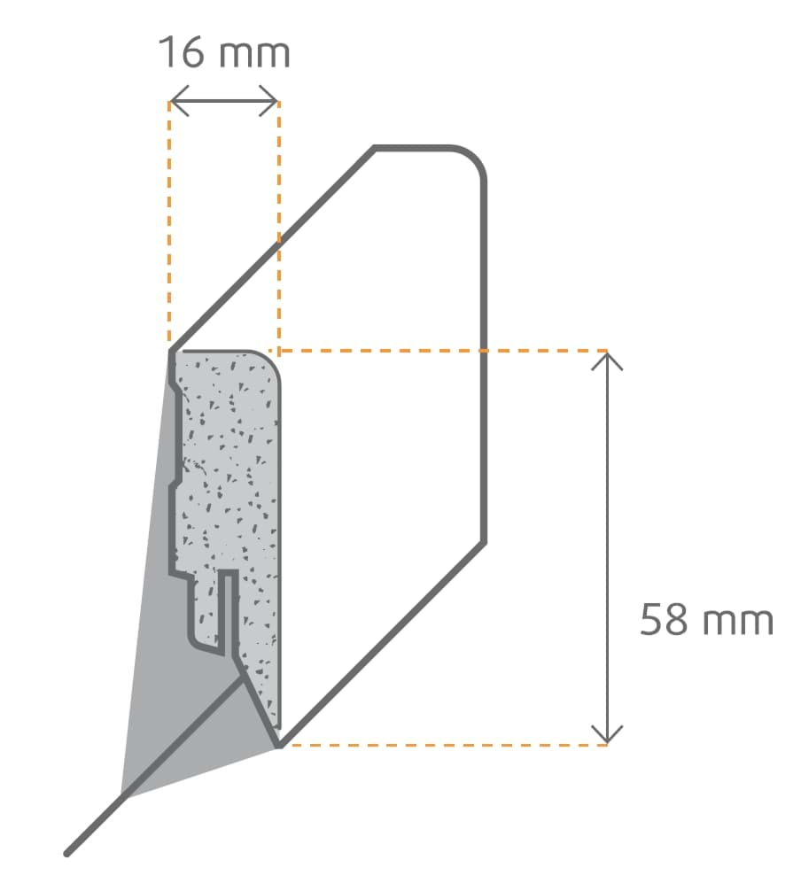 Afbeelding van Styleplint 0626 16x58x250cm (10stuks) UITLOPEND