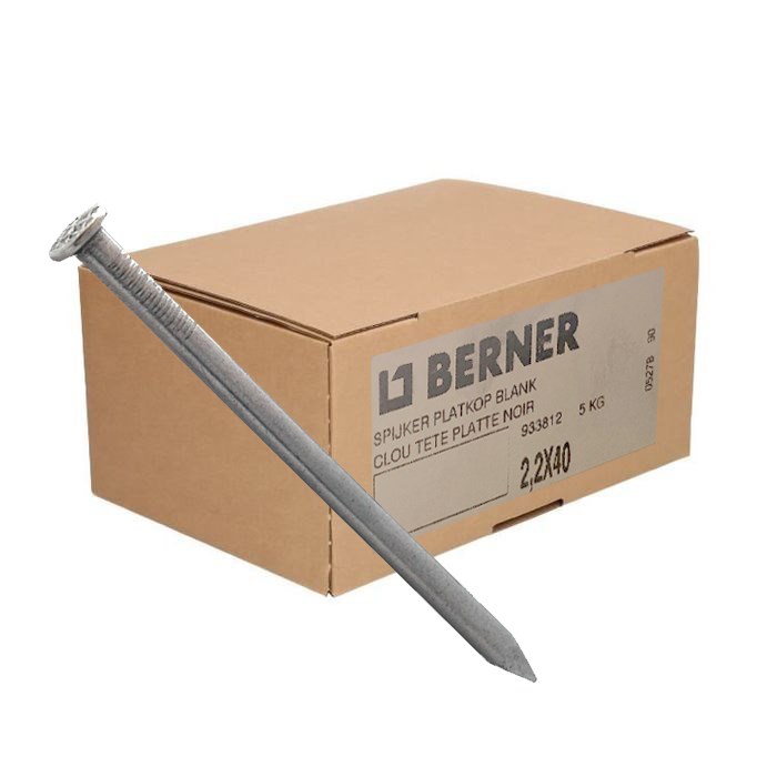 Afbeelding van Spijker Platkop Blank 2,2x40mm 5KG UITLOPEND OP=OP