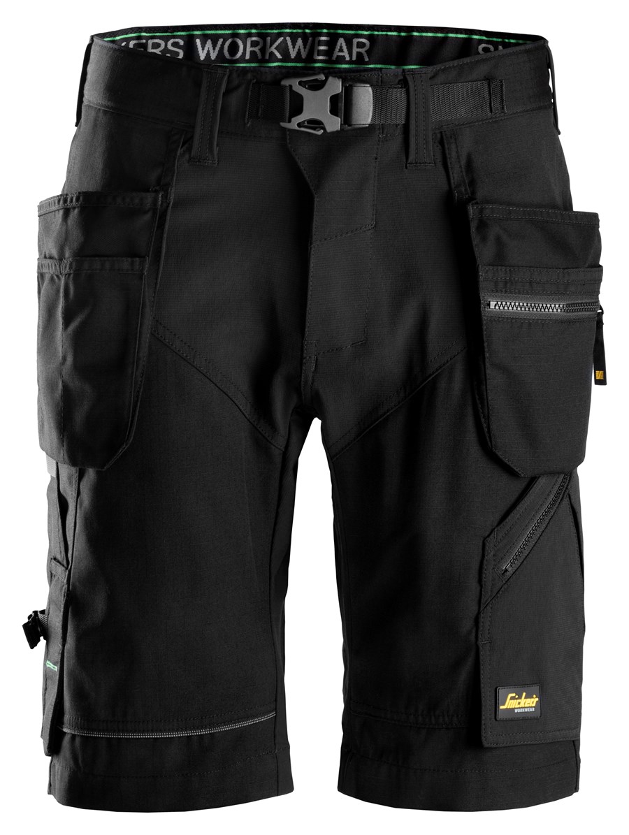 Afbeelding van Korte broek 6904 Zwart mt. 46 Flexiwork Holster Pockets