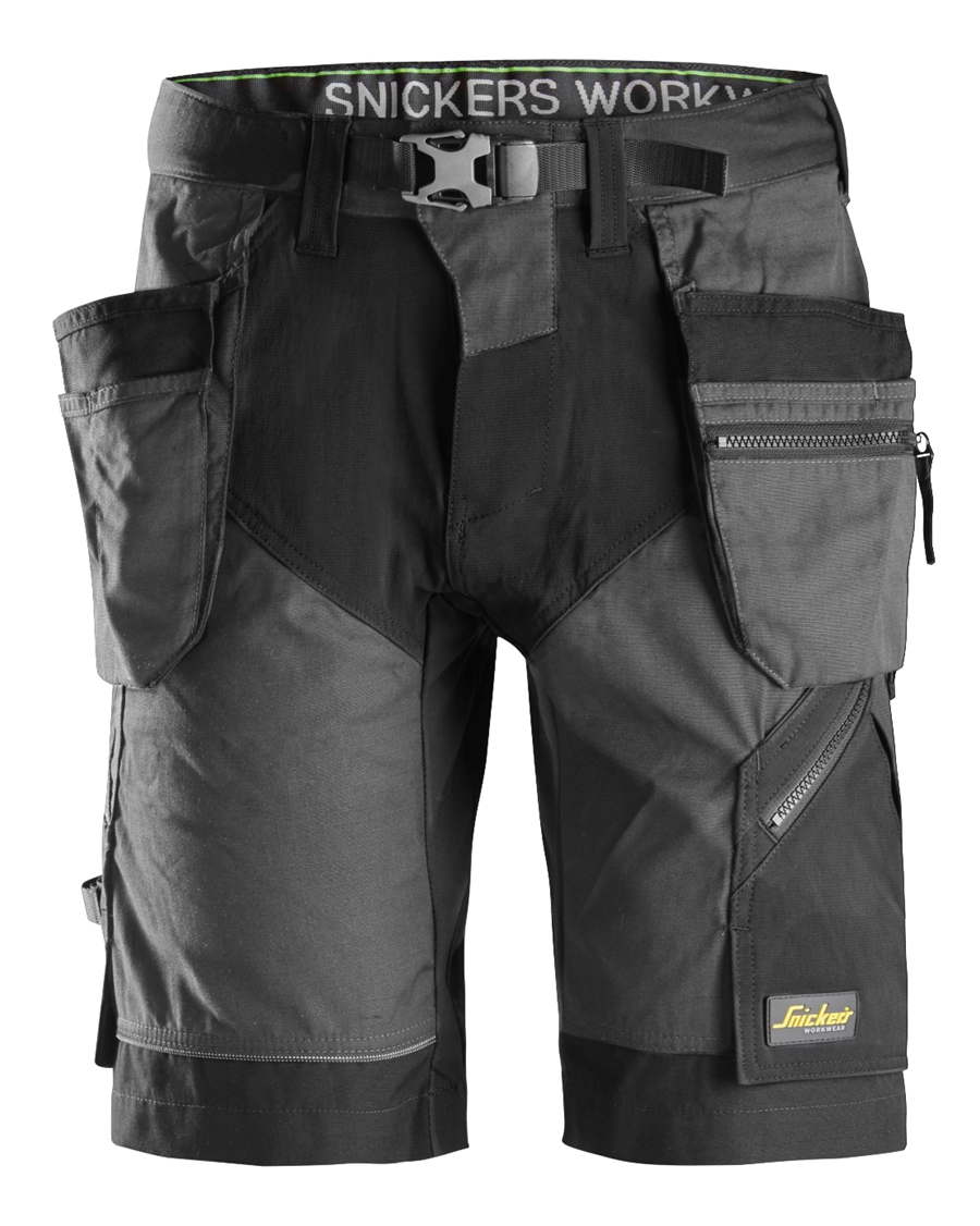 Afbeelding van Korte broek 6904 Zwart/Grijs mt. 46 Flexiwork Holster Pockets