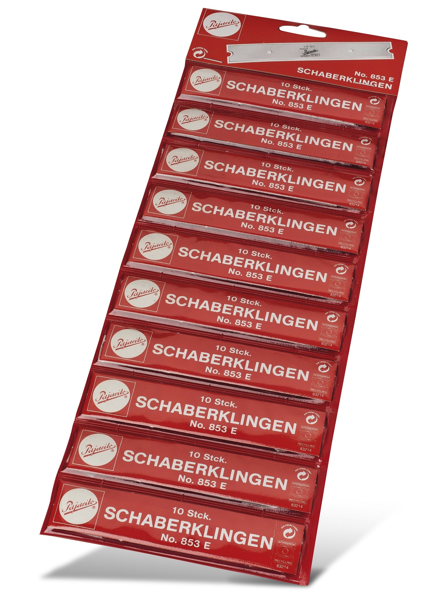 Afbeelding van Schraapmes Pajarito 853E 10st blister (tbv 8853 & 853)