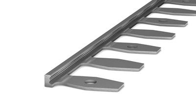 Afbeelding van Afsluitprofiel buigbaar  3mm aluminium 10x250cm - nr. 700 | 7001306250