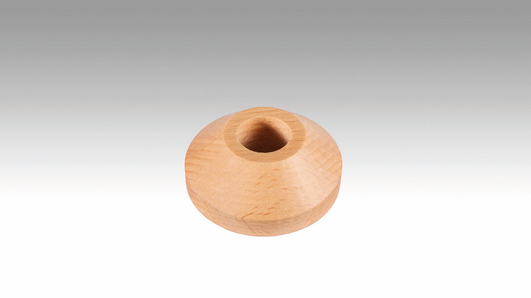 Afbeelding van Buisrozet Meister Beuk 019 massief hout 22mm