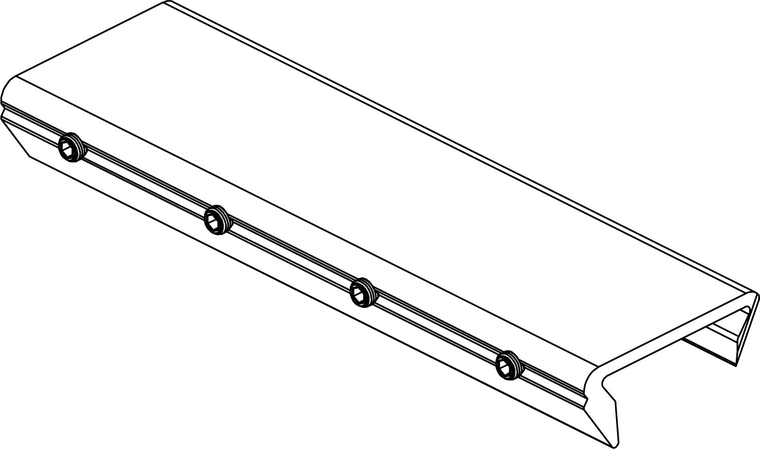 Afbeelding van KS/DS/CRS Forest railverbinder wit per doos 10stuks